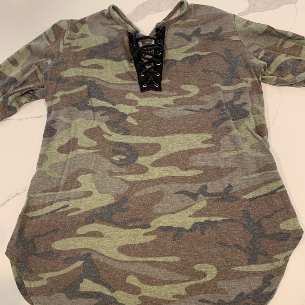 Girls SoNikki Camo Top